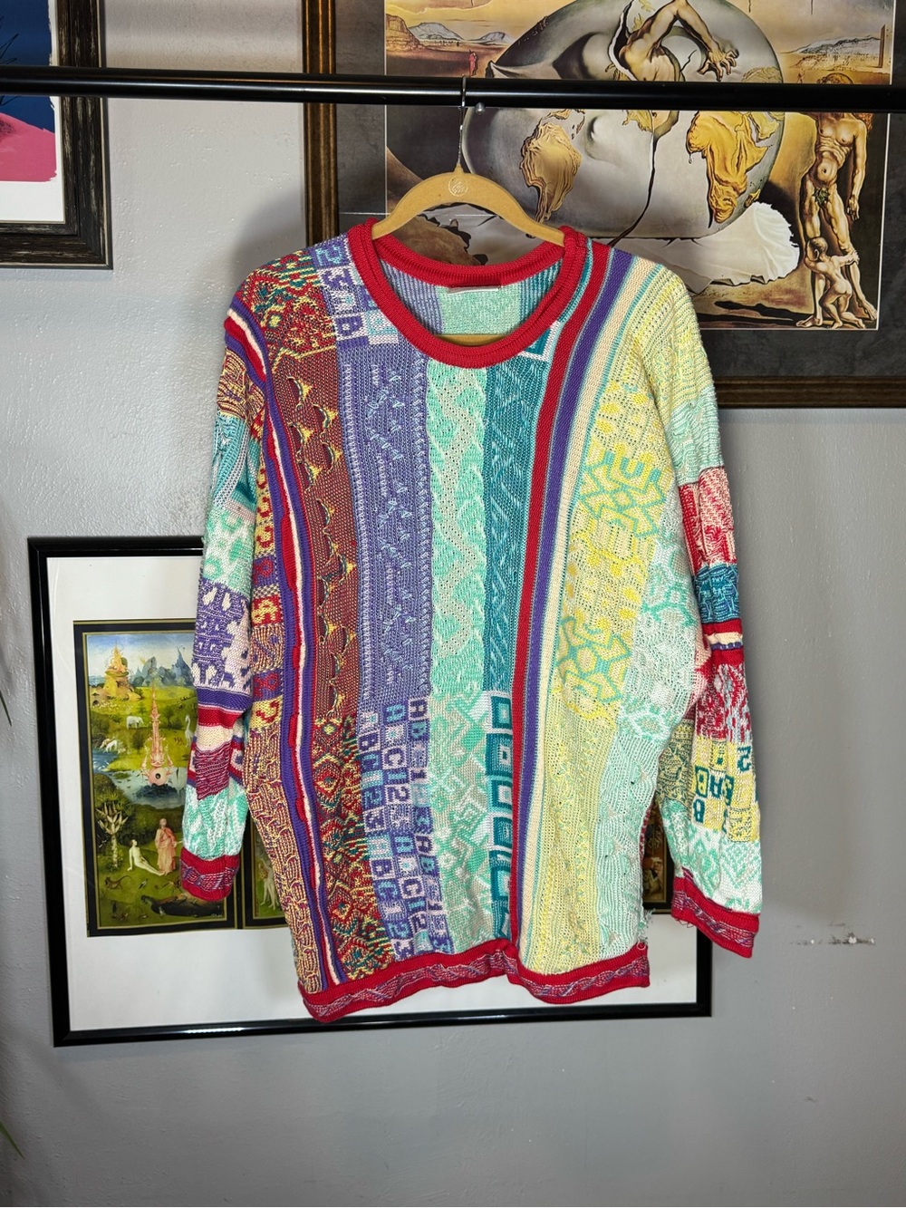 Vintage Coogi Colorful Sweater 90s